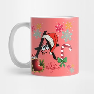 SANTA A Letter Mug